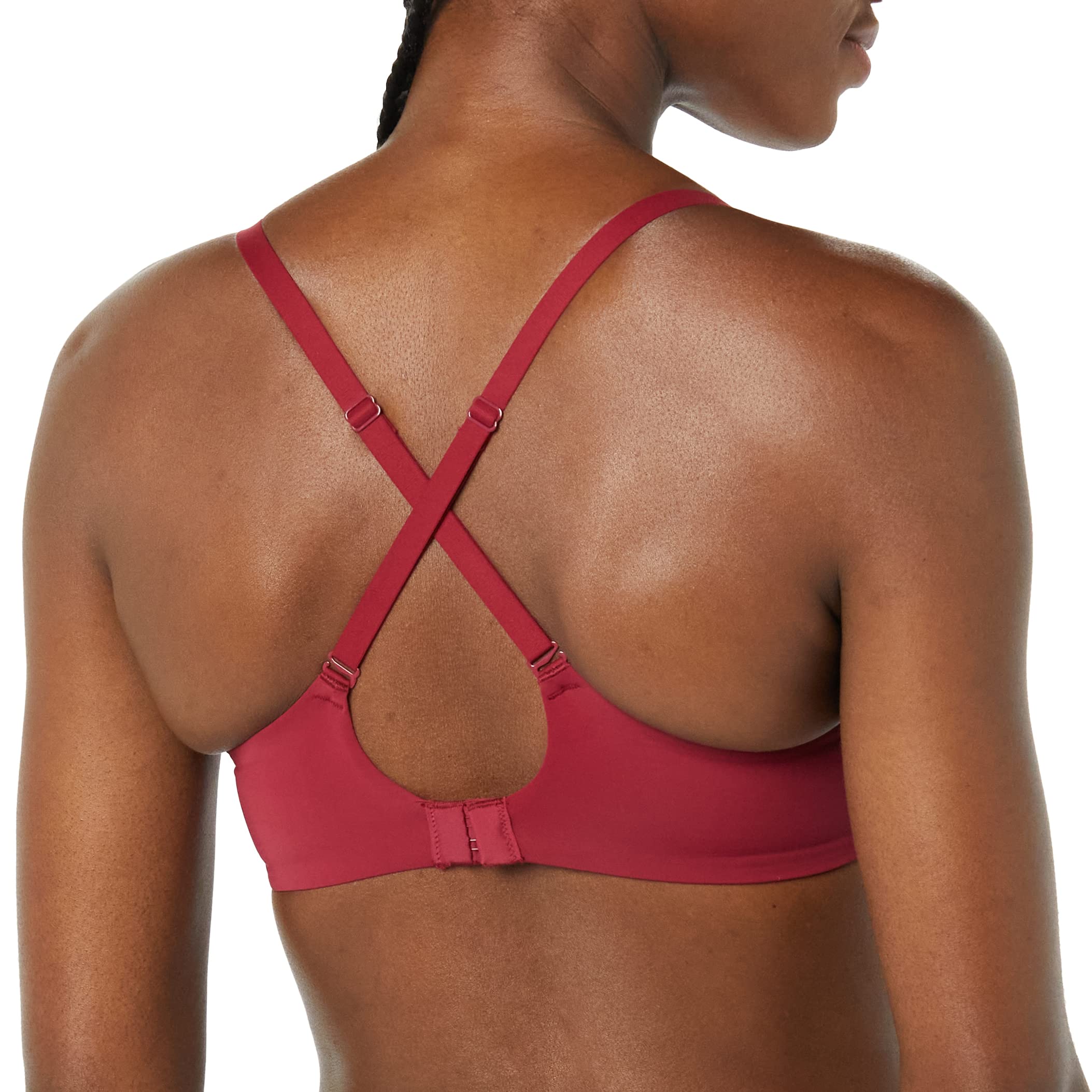 Amazon Essentials Reggiseno Leggermente Foderato Senza Ferretto Donna, Pacco da 2
