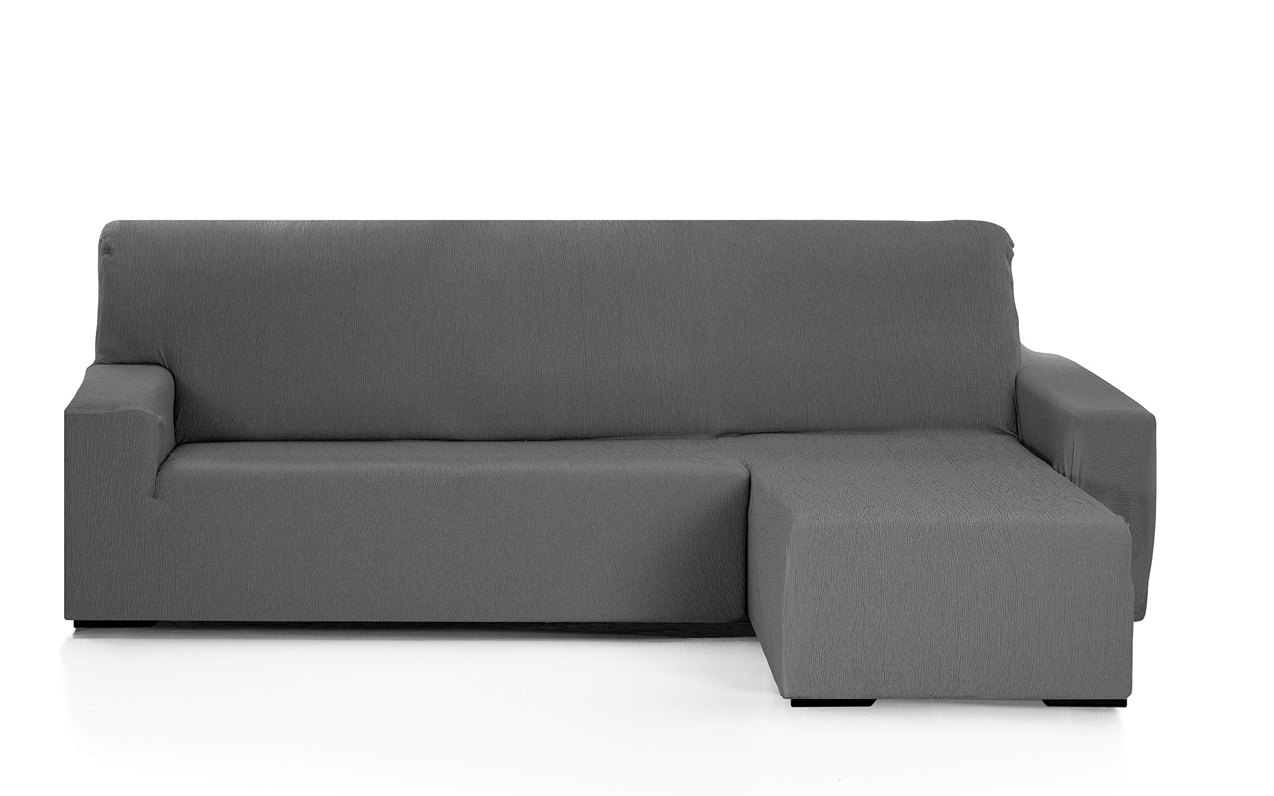 Martina Home Funda Chaise Longue Elástica Emilia Brazo Derecho Corto Gris
