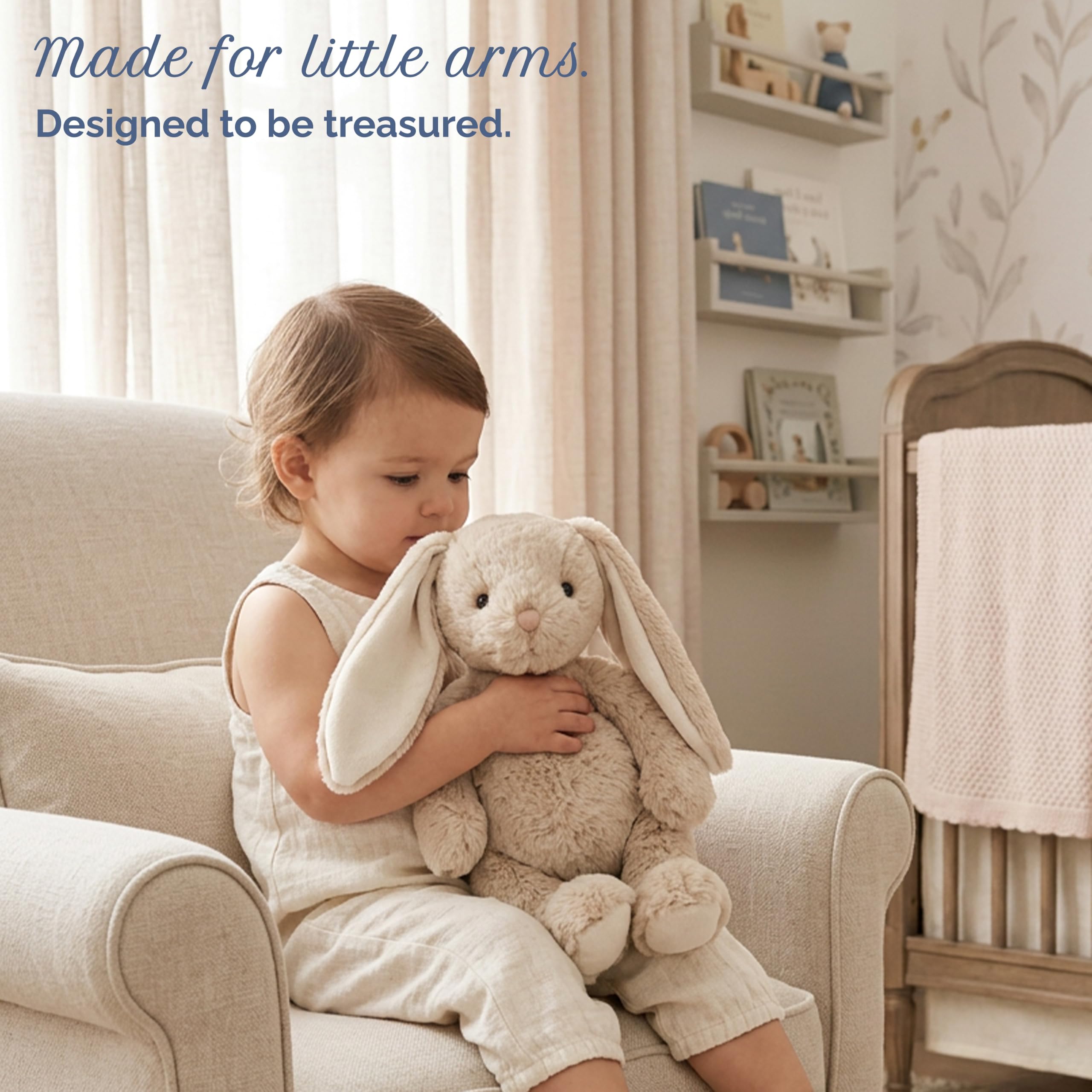 MON AMI Buffy le lapin en peluche 35,6 cm