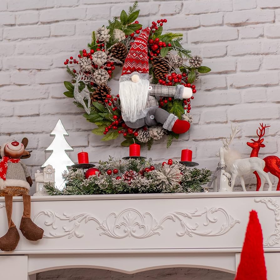 Amazon.co.jp: Sggvecsy クリスマスツリートッパー ノーム 手作り