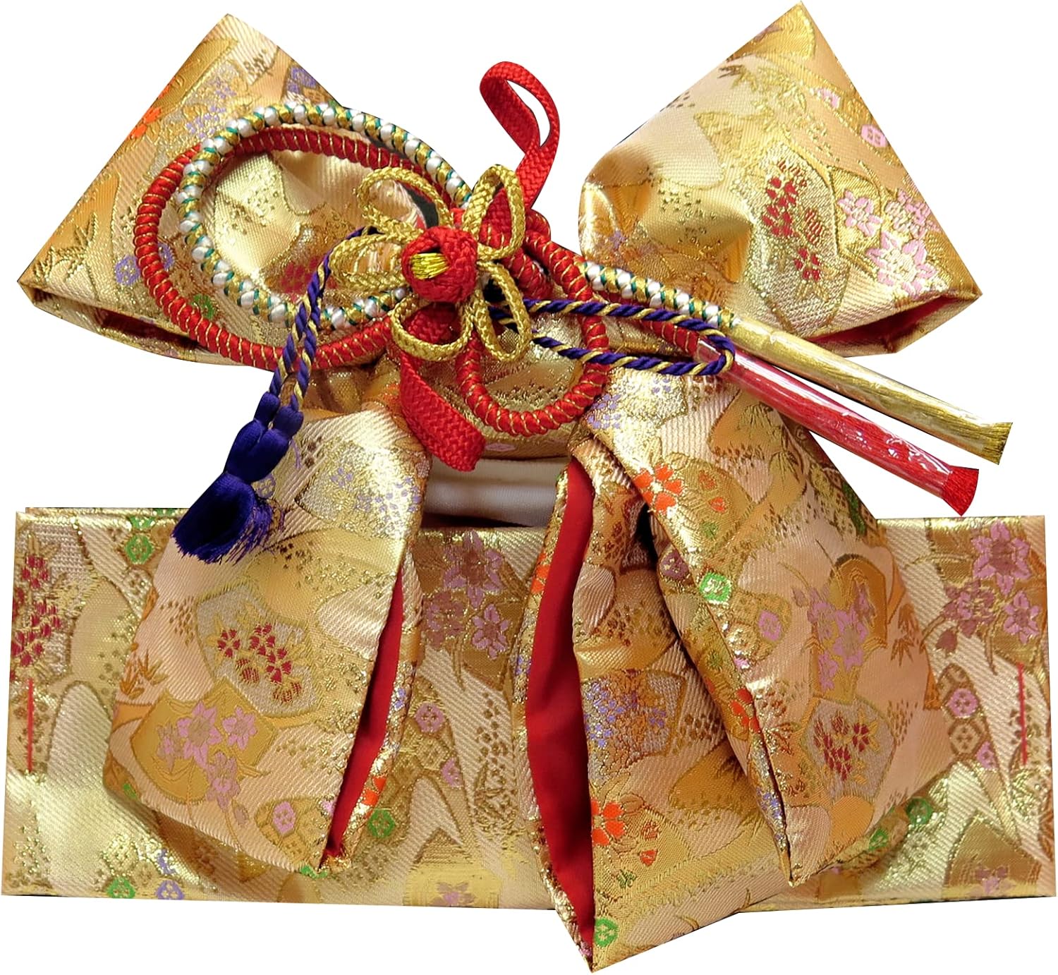 505 豪華レース帯揚げ 半衿 パールとラメの重ね衿 パール帯締め お飾り