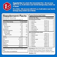 Vista 2 de Prolab Aislado de suero de leche de 5 libras, ultra puro, de rápida absorción con 0.81 onzas de proteína y BCAA, apoya el crecimiento muscular