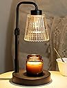 Candle Warmer Lamp with Timer Dimmable, Birthday Gifts for Women Mom, House Warming Gifts New Home Decor, Wax Melt Warmer for Jar Candles with 2 Bulbs