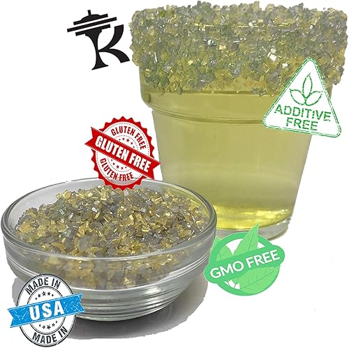 Miniatura 6 de Snowy River Mezclas de rimmer de azúcar de cóctel, azúcar de color natural para margaritas, cócteles y hornear, rimmer de vidrio, azúcar de lijado,