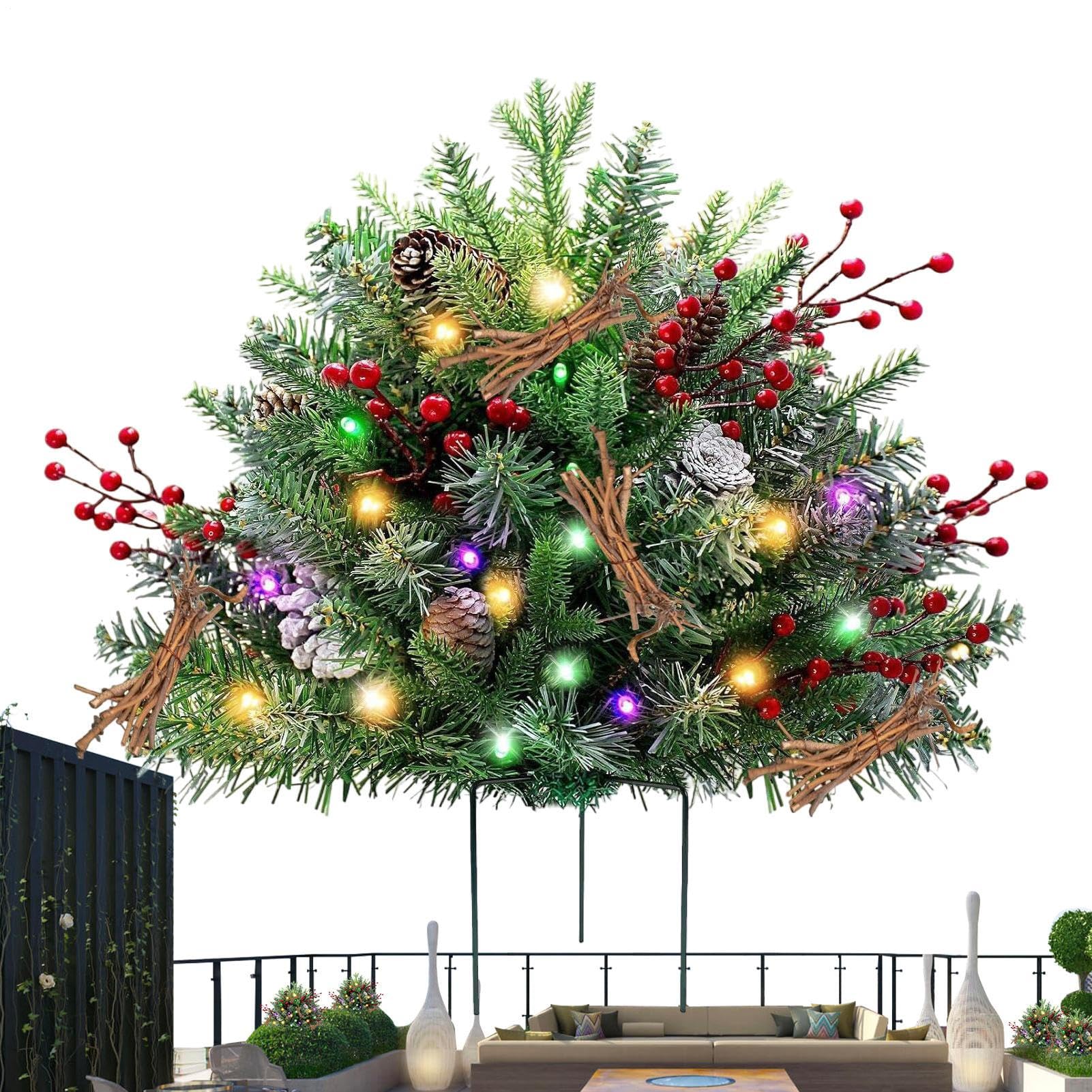 Arbustos Navideños de Macetas Relleno para Macetas De Árbol De Navidad