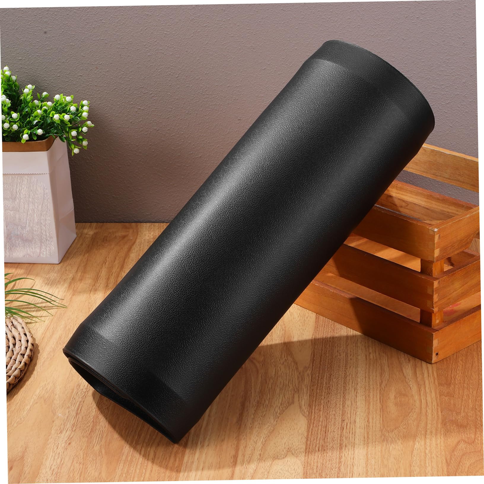 Gatuida Tappetino Anti-fatica per Cucina e Sala Relax, Cuscino Pavimento in Schiuma e Pvc Nero 44x71x1,2 Cm, Facile da Pulire per Comfort e Riduzione Affaticamento