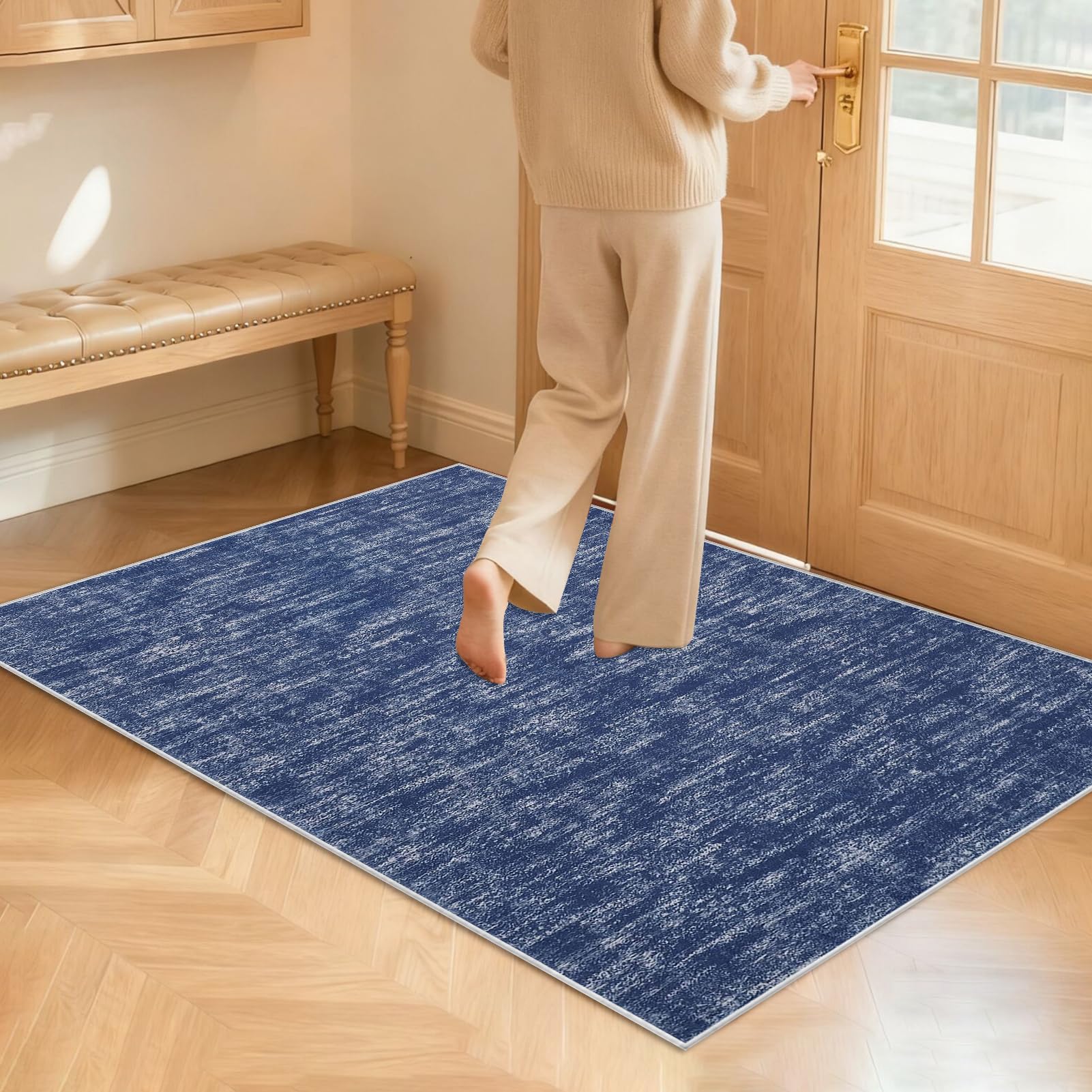 Tappeto Passatoia Cucina Antiscivolo 40x180 Cm – Runner Lavabile Morbido Per Corridoio Ingresso, Moderno E Assorbente, Spesso 7mm
