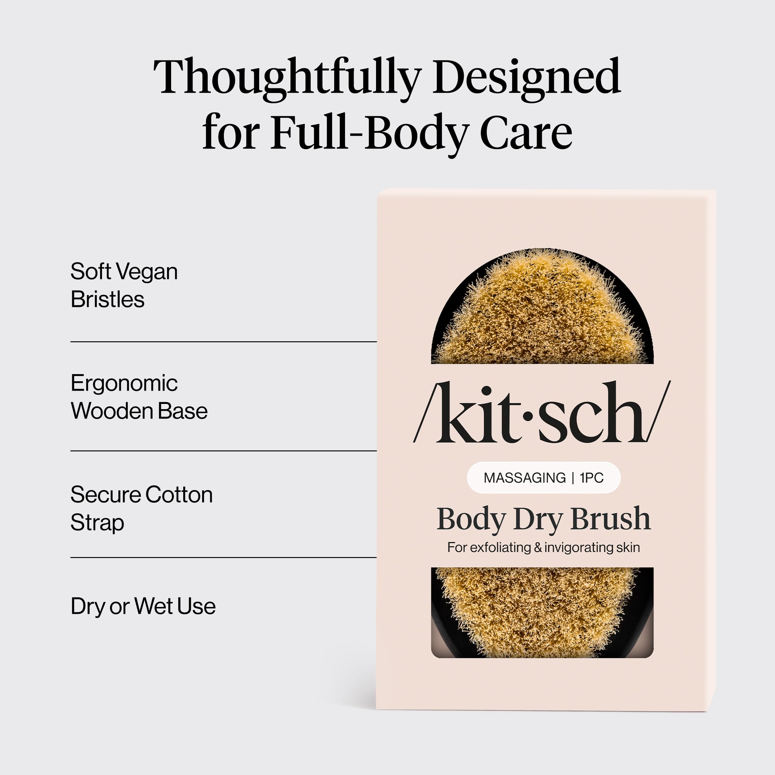 Kitsch Dry Brushing Body Brush - Lymphatic Drainage -4