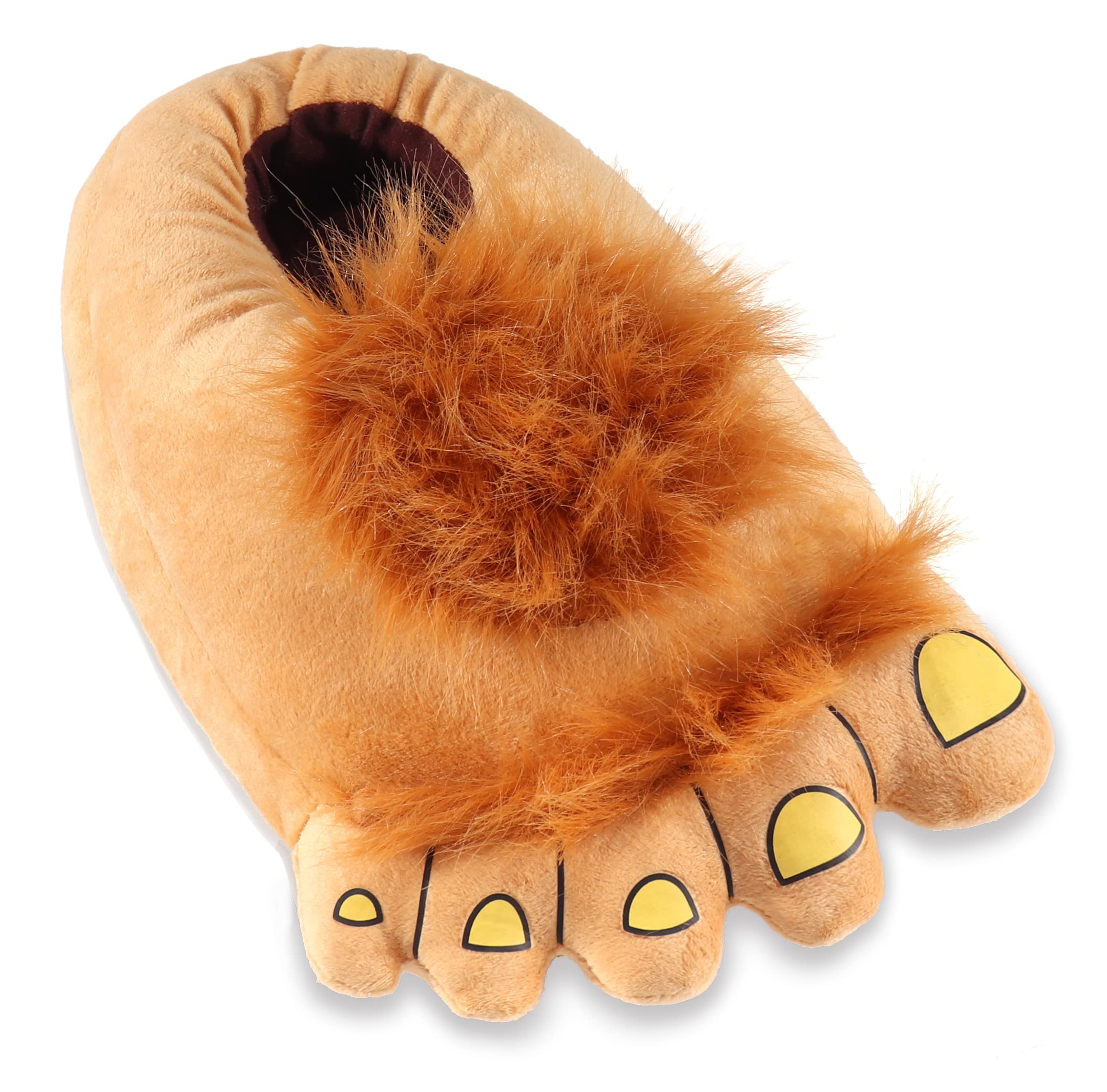 Hobbit Feet Slippers Furry Monster Novelty Warm Winter Plush Bigfoot Indoor House Shoes for Adults Kids