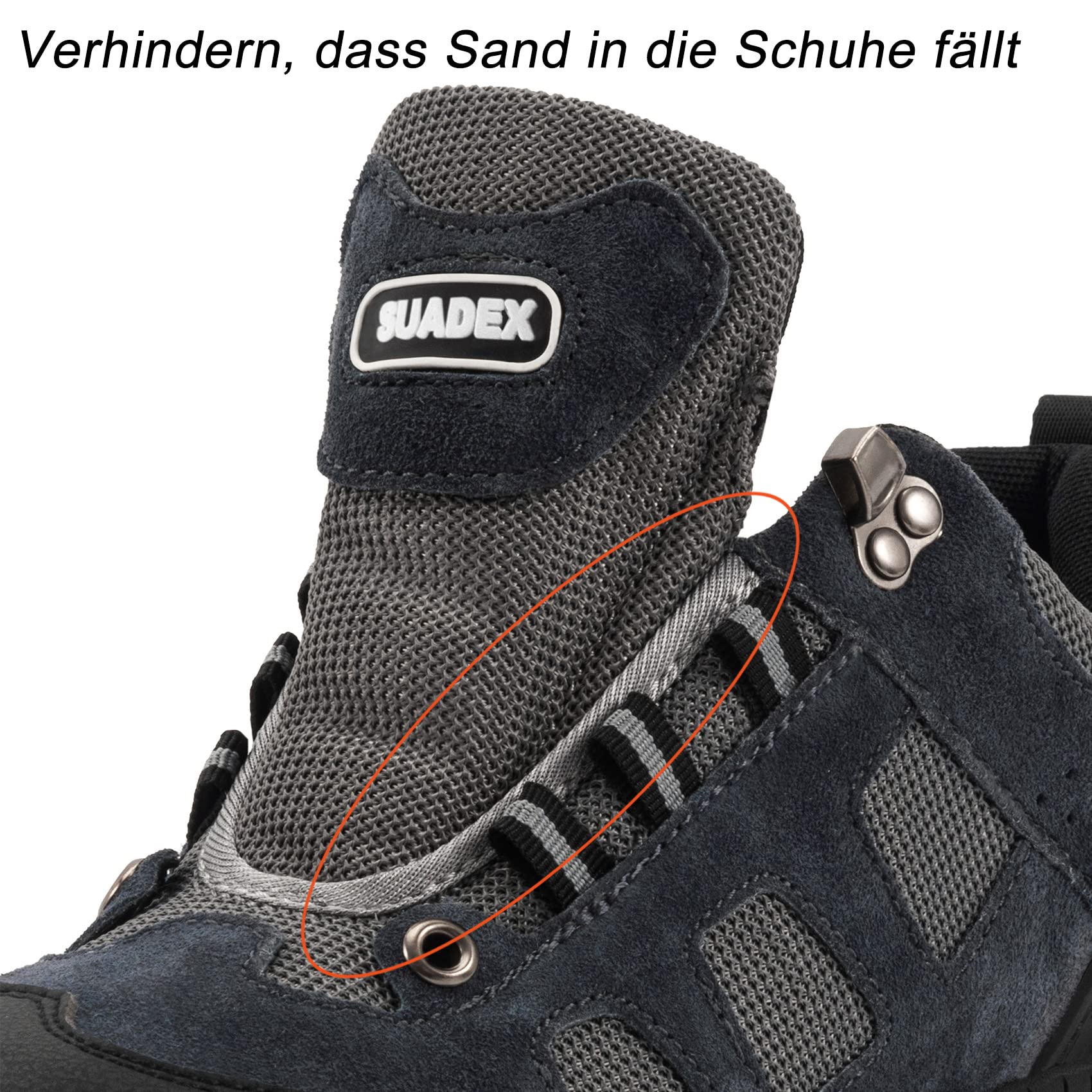 SUADEX obuwie antyfortunistyczne męskie buty damskie buty robocze męskie 37-48 EU, 1875 Szary, 45 EU
