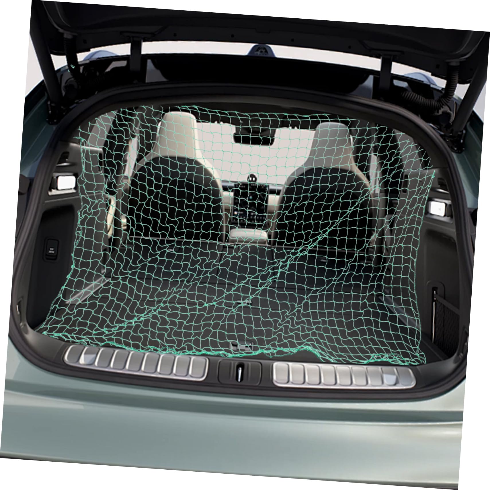 Rete Fermacarico Elastica in PVC con Ganci per Rimorchio e Pickup, Rete a Maglia Resistente e Versatile per Trasporto Sicuro di Carichi Pesanti
