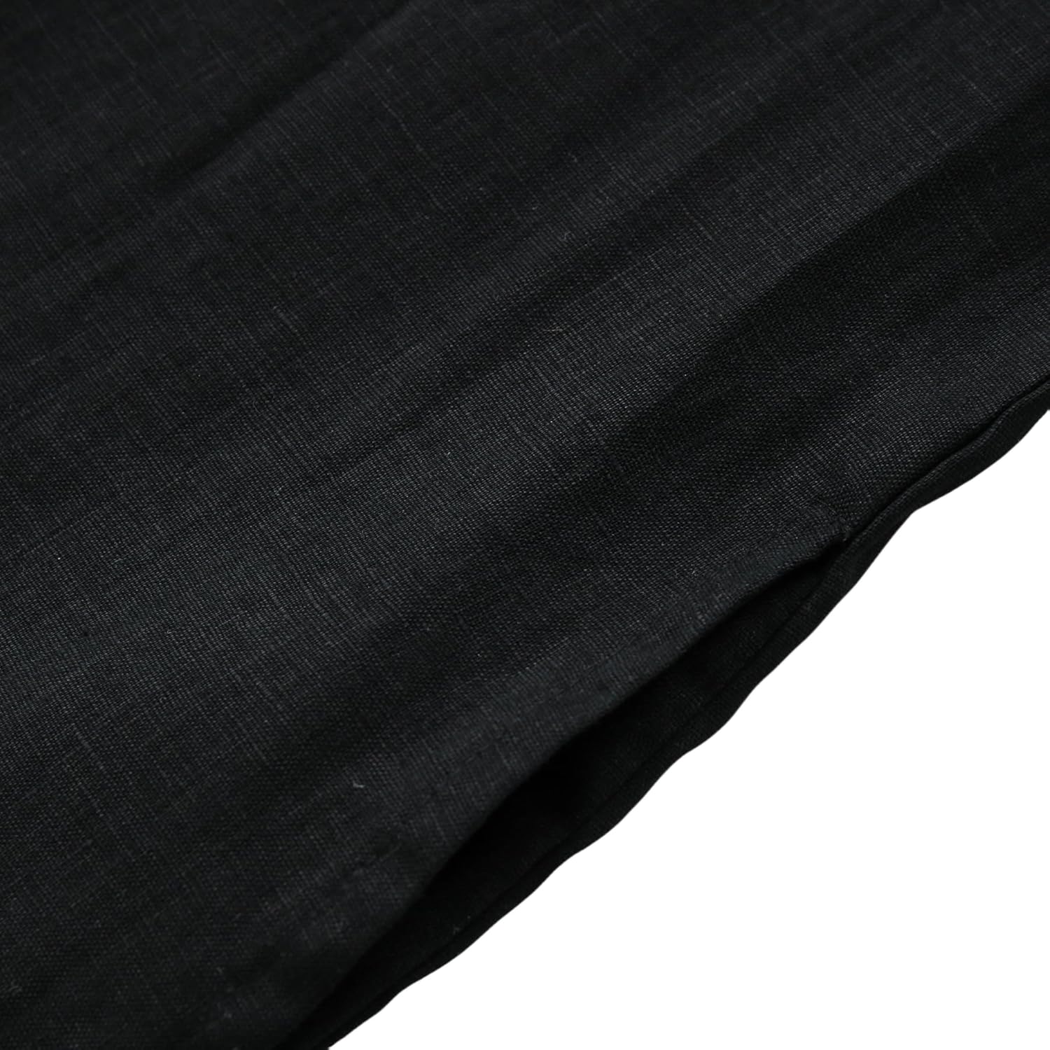 Amazhiyu Womens 100% Linen Summer V-Neck Midi Dresses Sleeveless with Pockets - Image 5