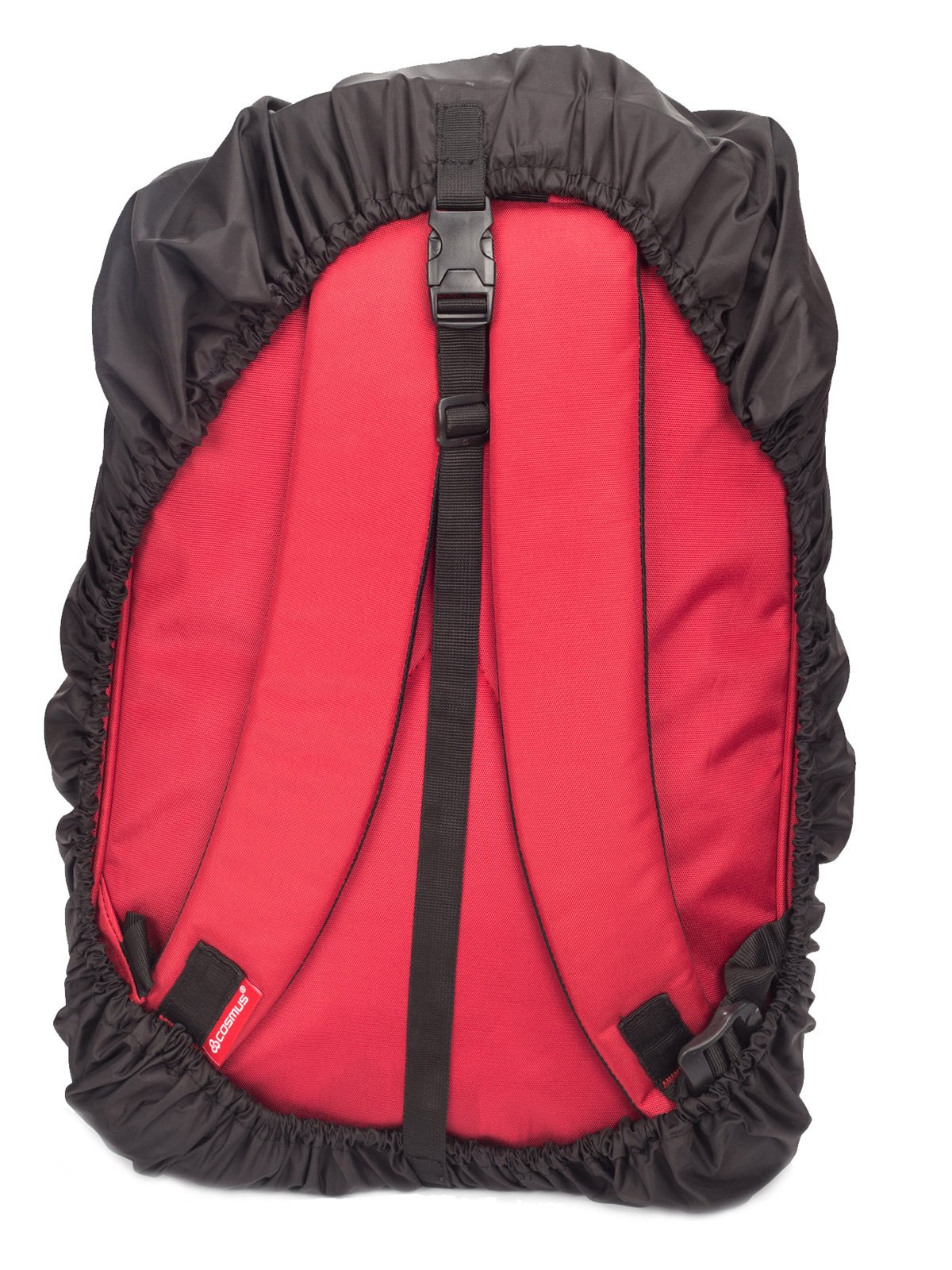 COSMUS Polyester Rain & Dust Back Pack Cover (Black_40051019003) 1