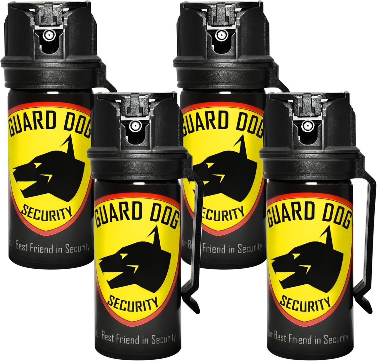 Guard Canine Safety Pepper Spray for Self Protection, OC Spray with Belt Clip, Most Police Energy, Flip High Security for Fast and Correct Goal, 20 Toes Vary, 2 fl oz