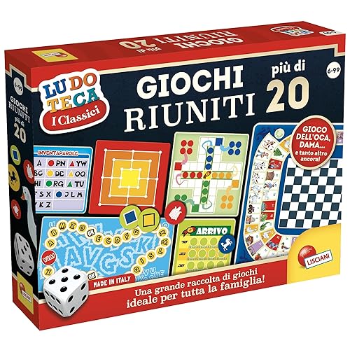 Liscianigiochi, Ludoteca Giochi Riuniti Più di 20, Colore, 89154,‎ 6 anni e più