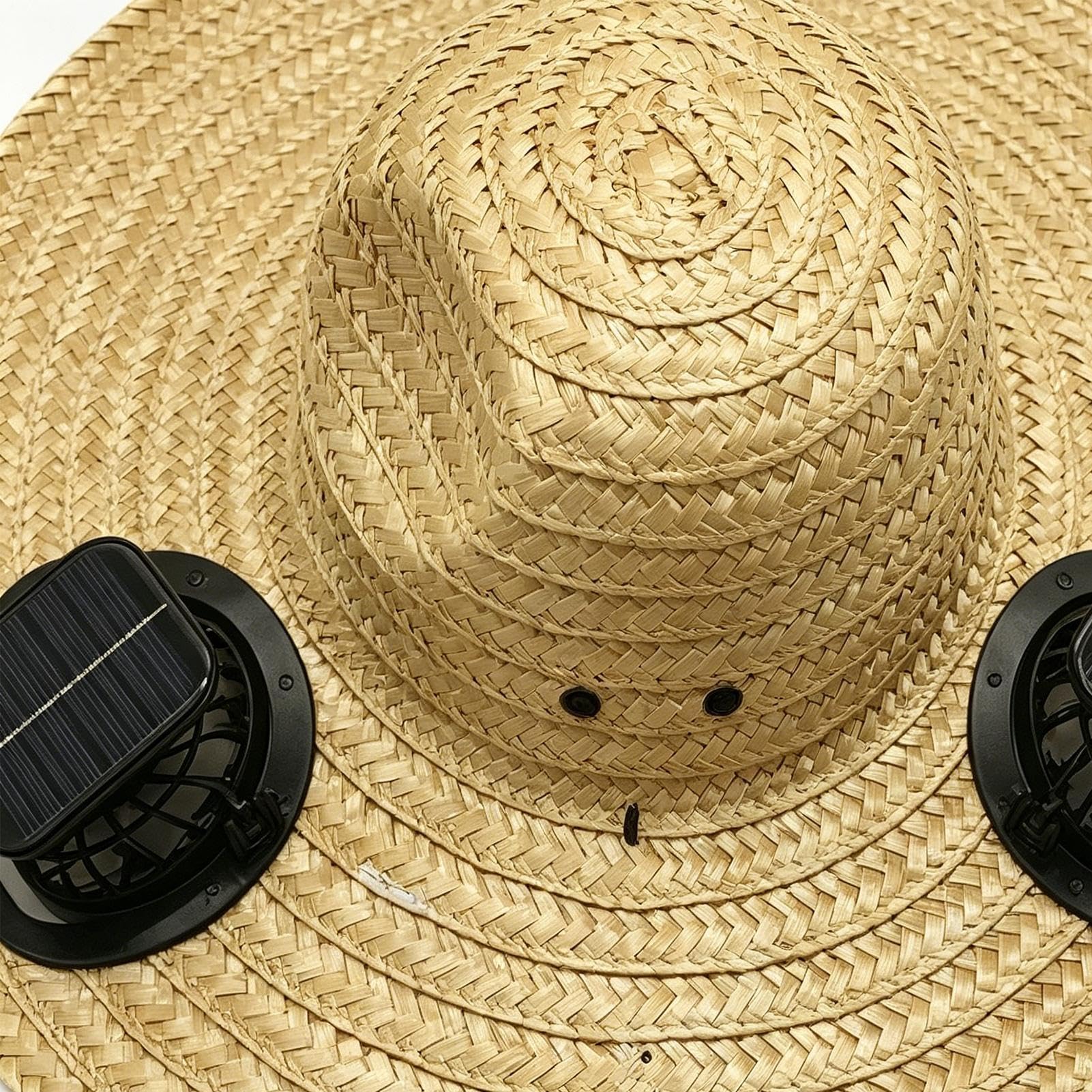 Cappello Con Ventilatore Solare Attrezzatura Ergonomica Ricaricabile USB | Cappello da Sole Uomo Per Outdoor Campeggio Giardino Escursioni Lavoro Viaggio Spiaggia Sport