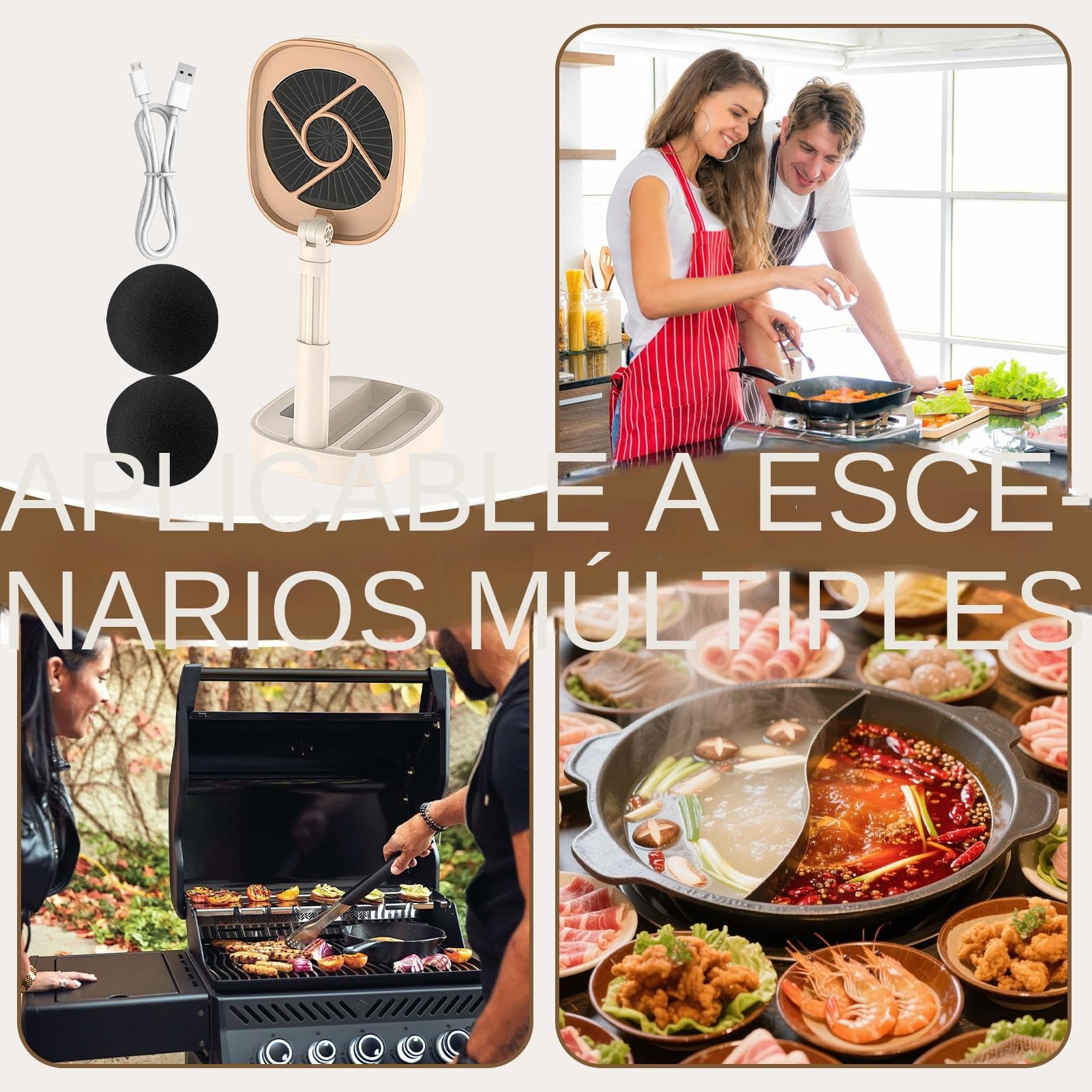 Ventilateurs D'Extraction Pour Cuisine Ventilation De Cuisine Rechargeable