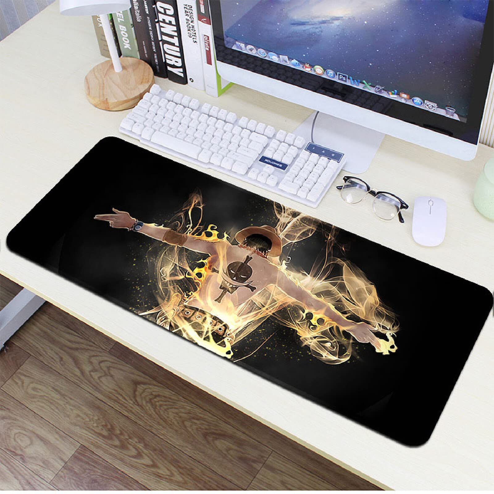 ONE PIECE エース マウスパッド Amazon.co.jp: ワンピース 去り行くエース大型ゲーミングマウスパッド