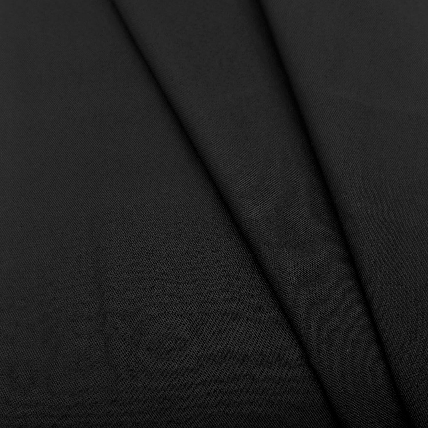 5 Yard 8 oz Black Denim Fabric for Sewing, Crafting Stylish Black Denim Fabric by The Yard Jean Material (60''x180'')