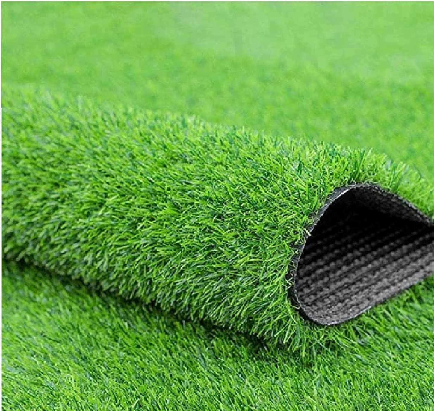 TIB Artificial Grass Mat for Balcony Green Lawn Floor Carpet for Outdoor and Indoor Living Room and Garden Decorations (35 MM 6.5 X 3 Feet)-image-2