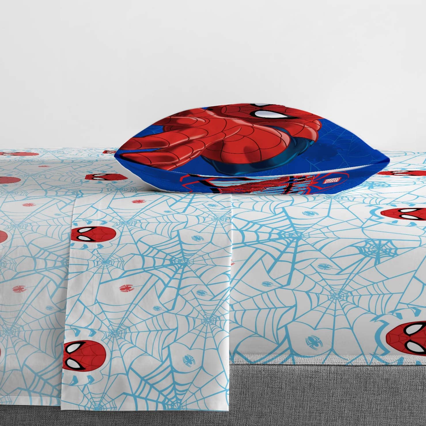 New Product Marvel Spiderman 'Regulator' Toddler 4 Piece Bed Set