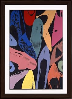 Andy Warhol Diamond Dust Shoes Framed Wall Art Pop Art Painting Soffice Room Decoration Aesthetic Gift Wall Art Paintings Framed Wall Decor Home Decor Living Room Decor Aesthetic wall art