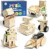 Experiments for Children from 8 9 10 11 12 13 14 Robot Electronic Building Kit Experiment Box Electric Construction Kit for Children Wooden Construction Kit Children's Toy Gifts from 8 9 10 11 12 13 14 Years Boys