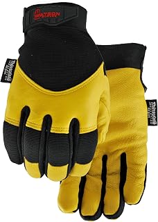 Watson Gloves Flextime Sustainable Winter Glove - Eco-Thinsulate, Water-Resistant Leather, Recycled Spandex, Reinforced Thumb