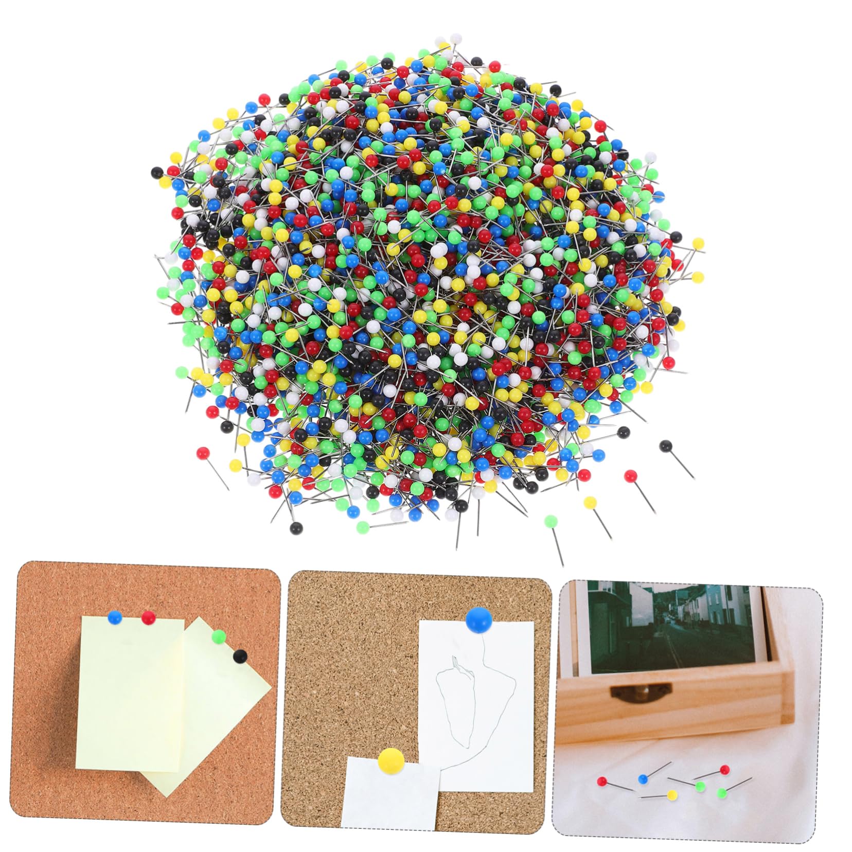 DOITOOL Chinchetas De Push Pins Coloridos Tableros Manualidades Y Prácticas Y Resistentes 5000 Piezas X 4