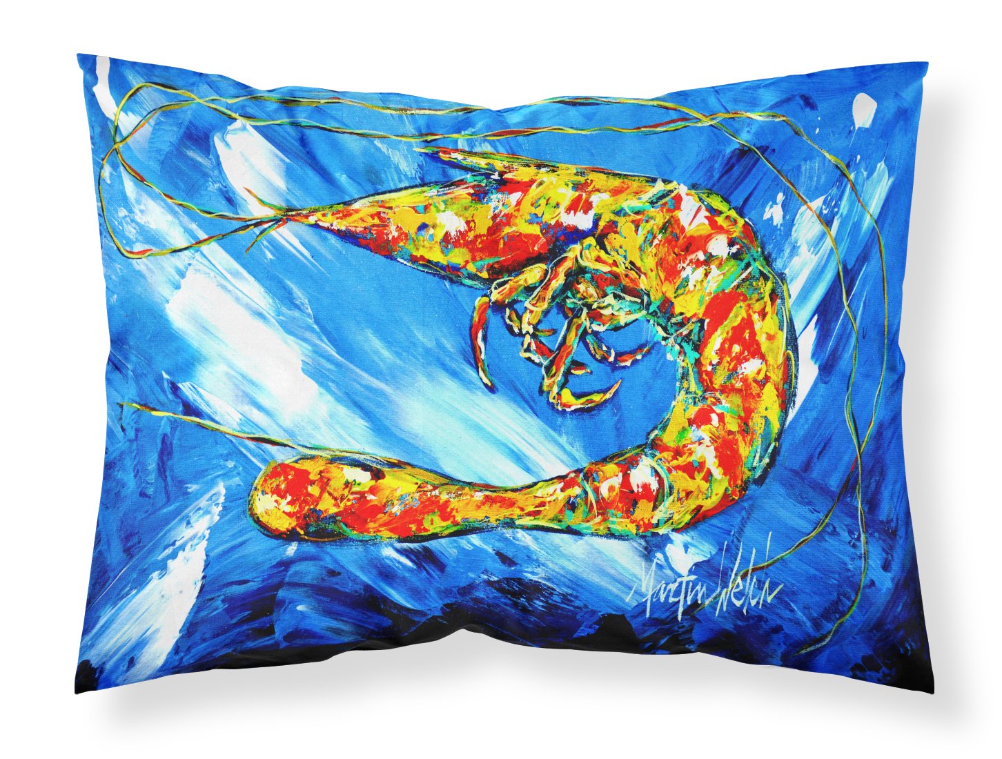 Taie d'oreiller standard pour protéger votre coussin avec style bleu glacier