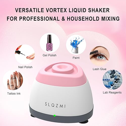 Miniatura 4 de Mini mezclador de vórtice de 3500 rpm, pintura, pulido, pegamento, ligero y compacto, succión antideslizante, estable de alta velocidad, motor sin