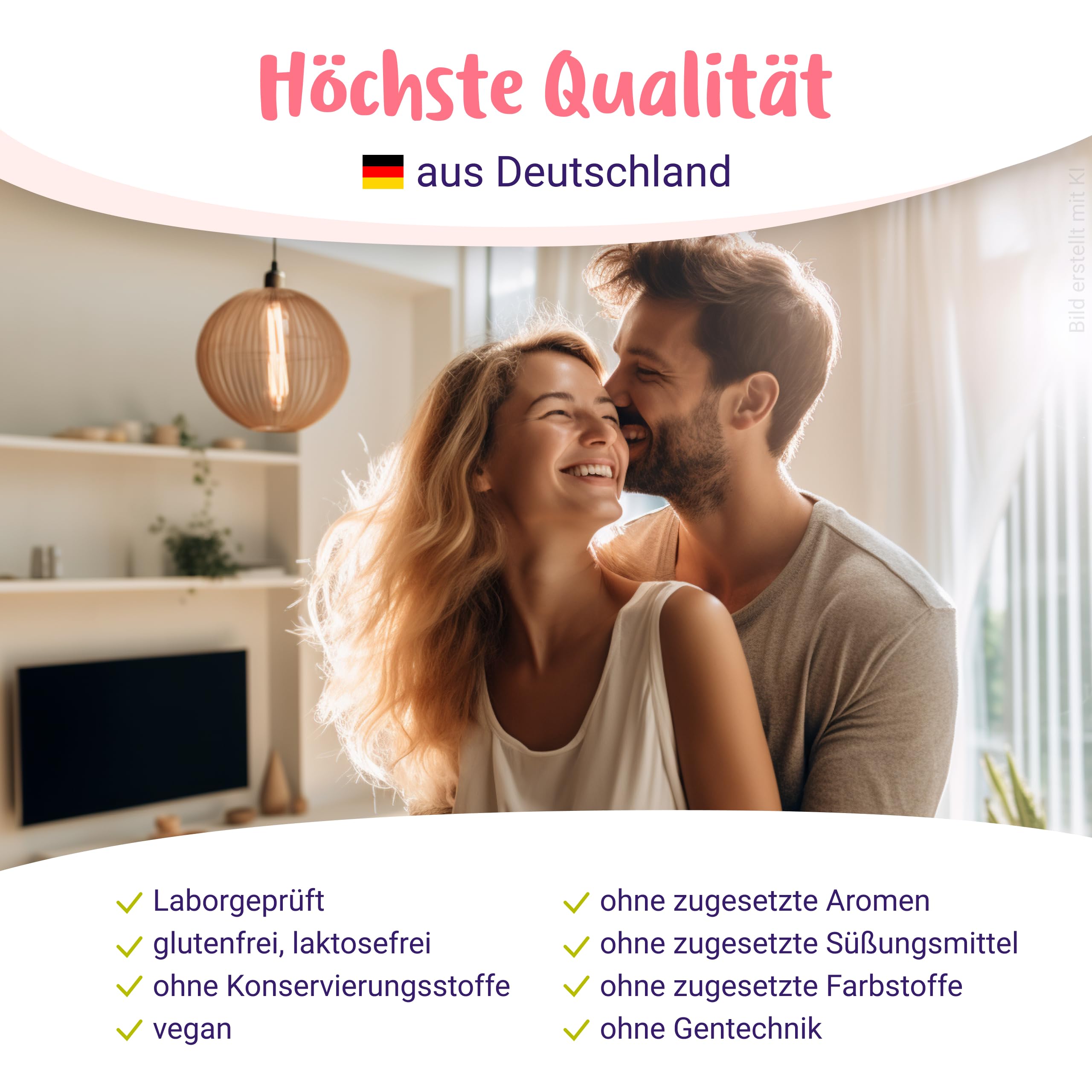PregniVital Kinderwunsch Vitamine & Zyklus Set, Folsäure 400 µg, Mönchspfeffer Bio, Myo-Inositol B6 und Zyklustee