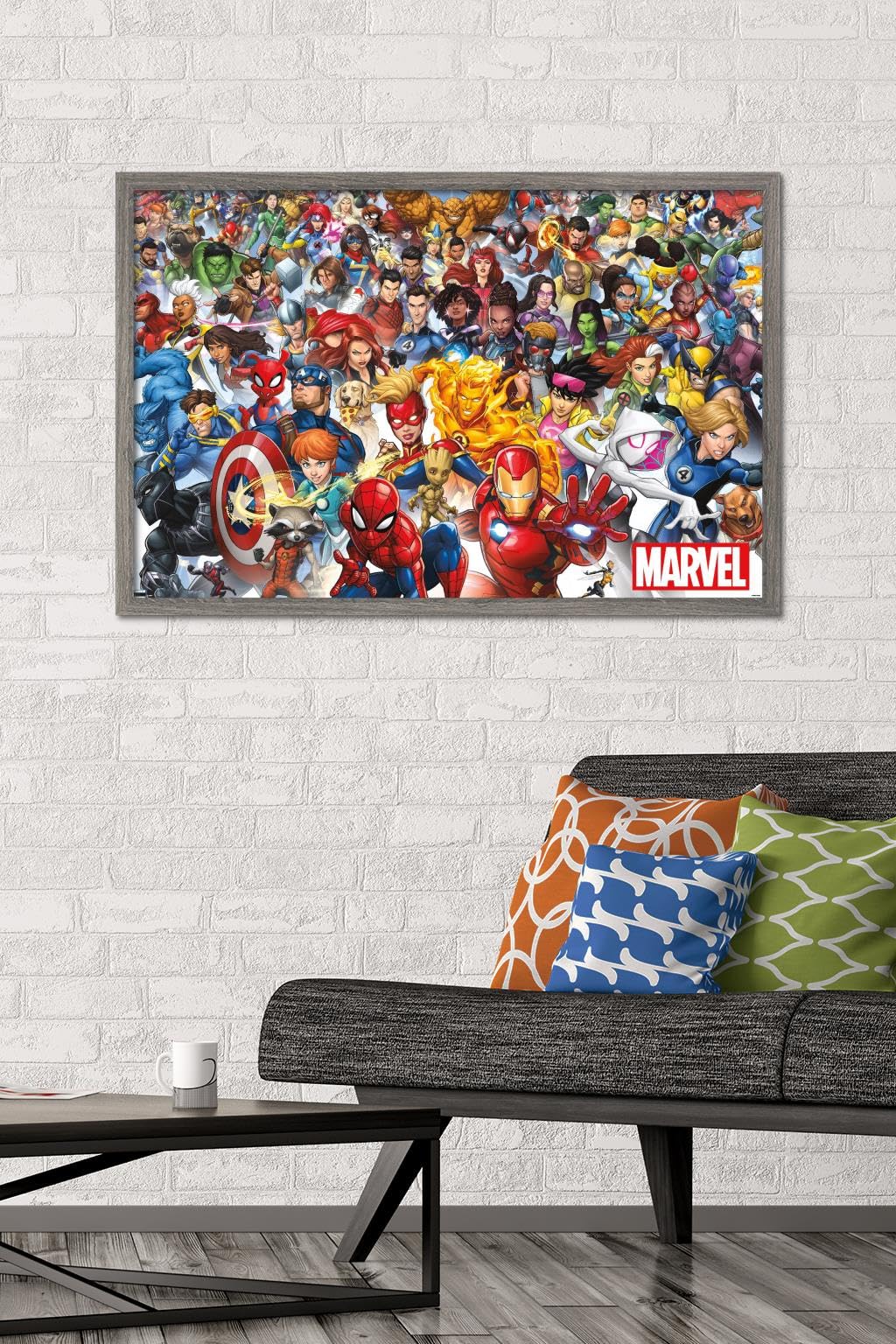 Amazon.com: Trends International Marvel Comics The Marvel Lineup