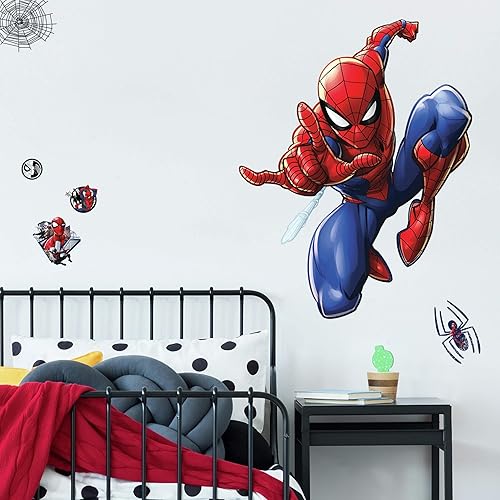 Miniatura 10 de RoomMates - Calcomanías de Spider-Man para pared (despegar y pegar)