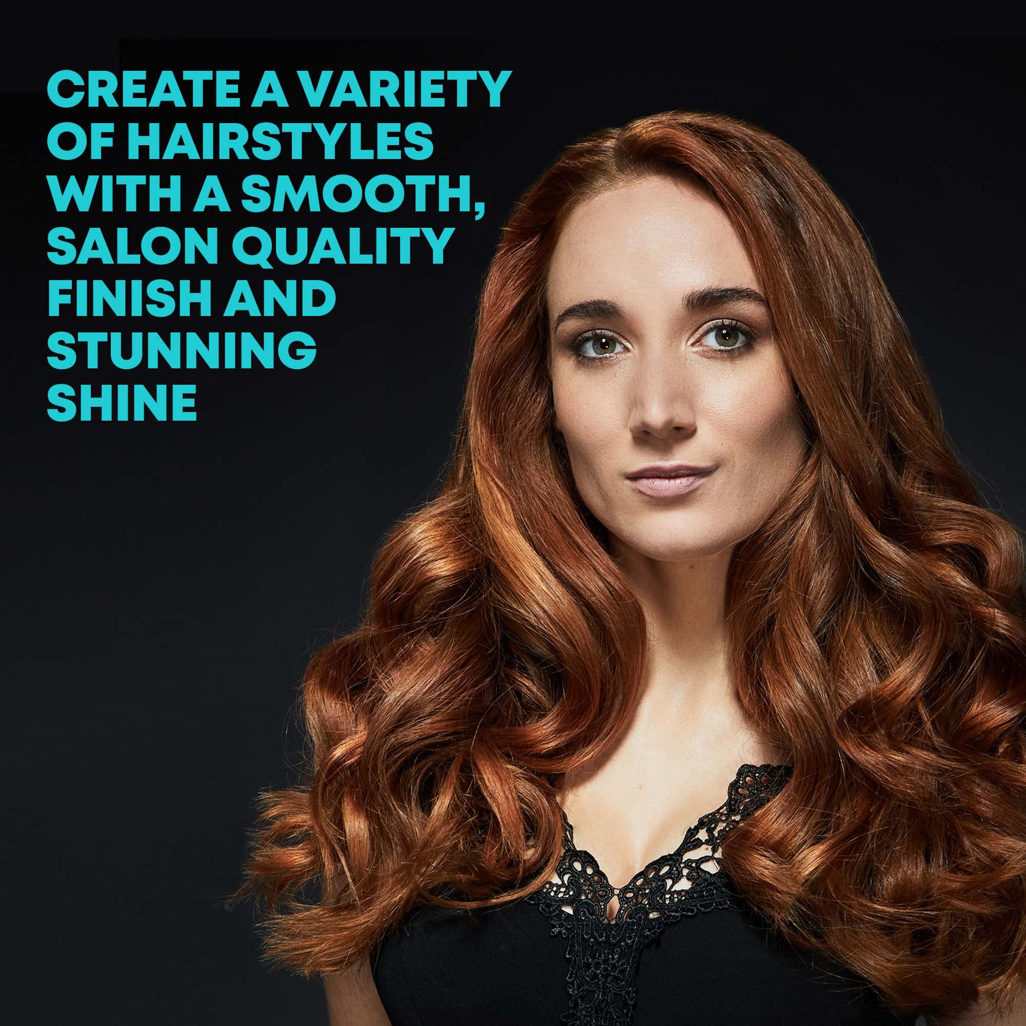 REVAMP iGen Progloss kabelloser Keramik-Lockenstab – Mühelos perfekte Locken, variable Temperatureinstellung, mit Progloss-Ölen angereicherter 25-mm-Keramikstab, hitzebeständige Hülse enthalten