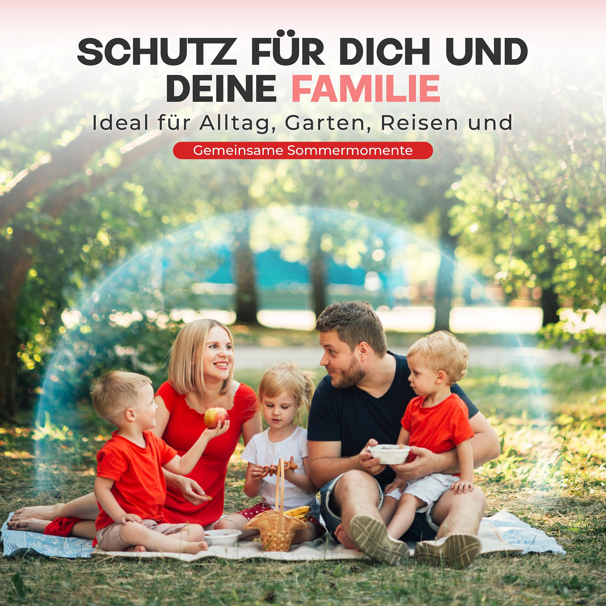 Mückenschutz 100 ml, schnellwirkender natürlicher Insektenschutz, hautverträglich und fleckenfrei für Reise, Outdoor und Alltag, Geraniol-Zitrus-Duft, Insektenspray, Mückenschutz Haut, Mückenspray