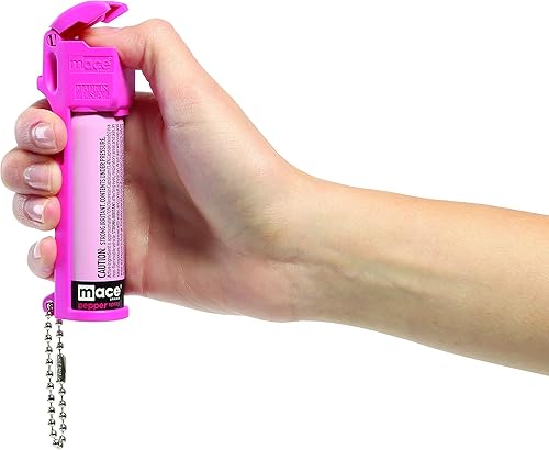 Miniatura 2 de Mace Brand KeyGuard - Spray de pimienta de fuerza policial (paquete de 2), potente espray de pimienta preciso de 12 pies con tapa de seguridad