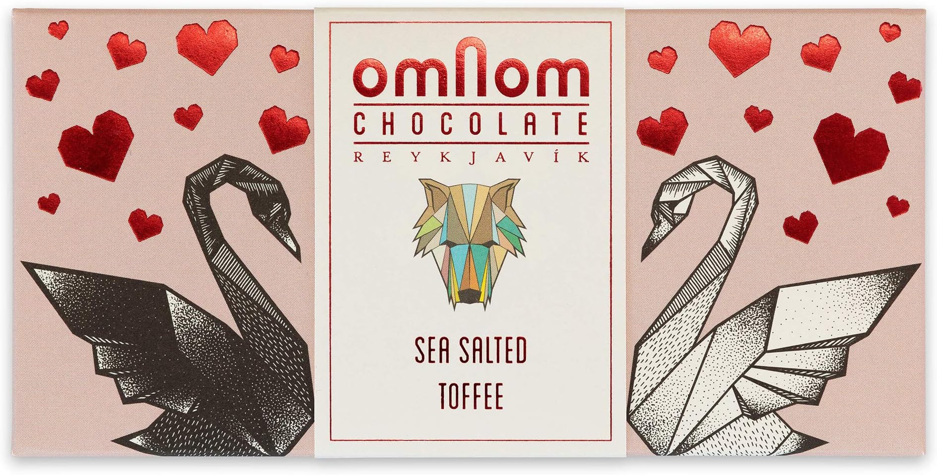 OmNom Toffee + Sea Salt | Icelandic Bean To Bar Chocolate by OMNOM CHOCOLATE REYKJAVIK | 1 x 60g Bar