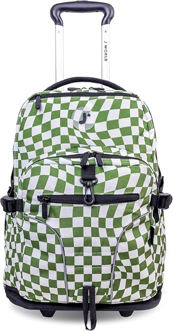 J World New York Unisex's Lunar Rolling Backpack, Laptop Bag with Wheels