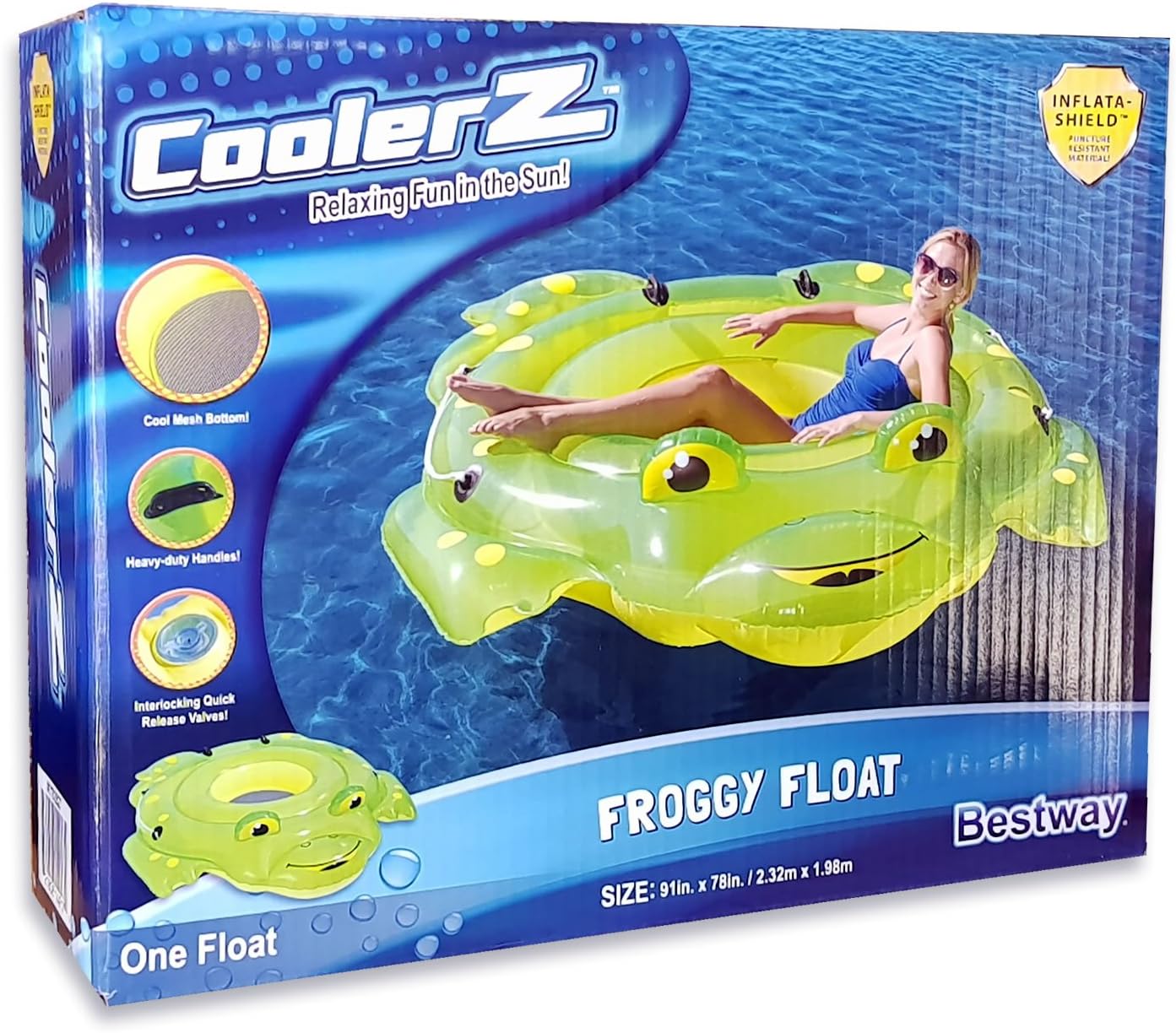 Froggy Inflatable Floating Tube