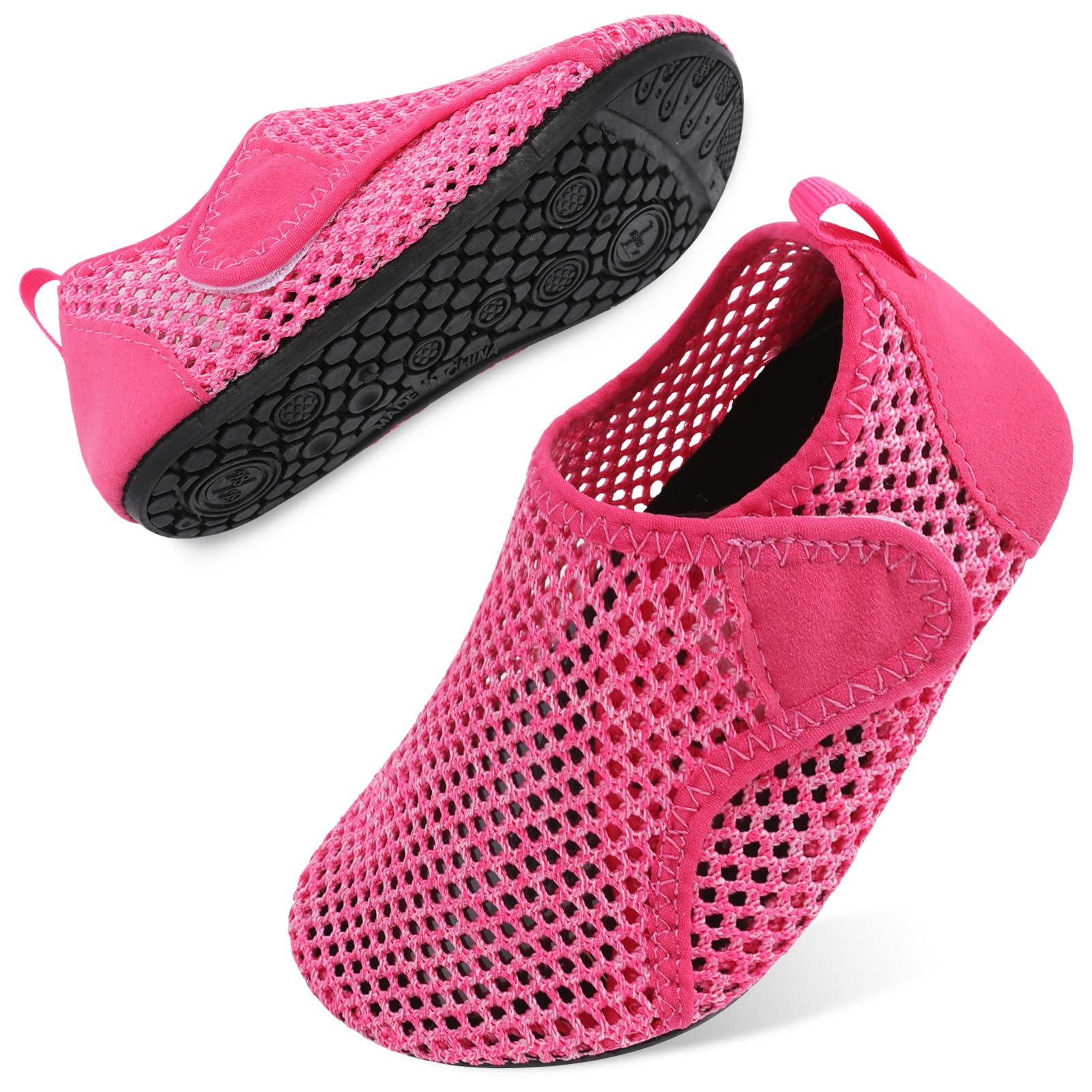 Besroad Kids Water Shoes Girls Boys Quick Dry Aqua Socks Barefoot Non Slip Beach Swim Surf Shoes