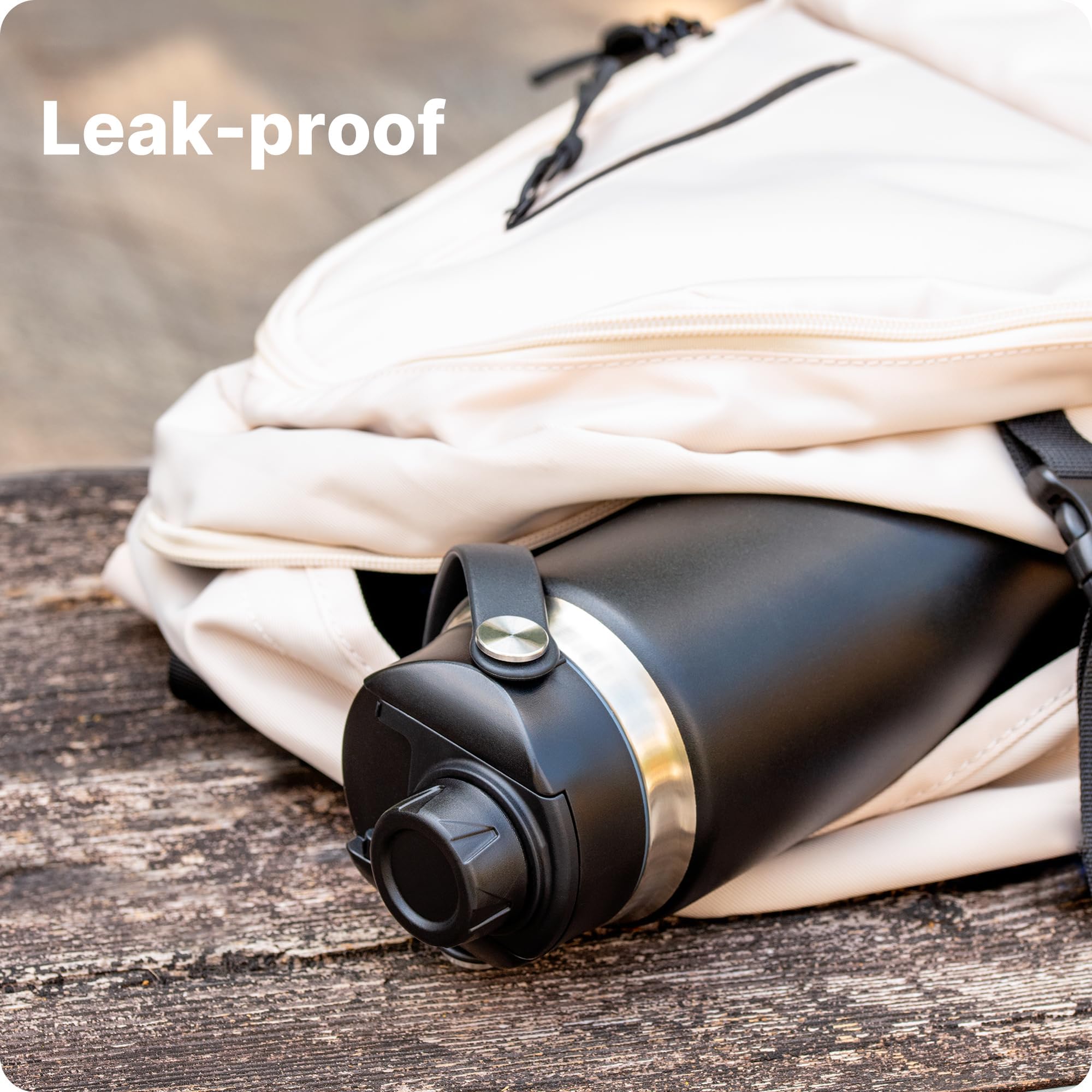 Auslaufdeckel für Yeti Rambler Wasserflasche 45,7 cm, 66,4 cm, 91,9 cm, 1,8 l und Jr. 340 ml, Ersatzdeckel mit flexiblem Griff für Yeti Rambler-Flasche, BPA-frei (Schwarz, 2 Stück)