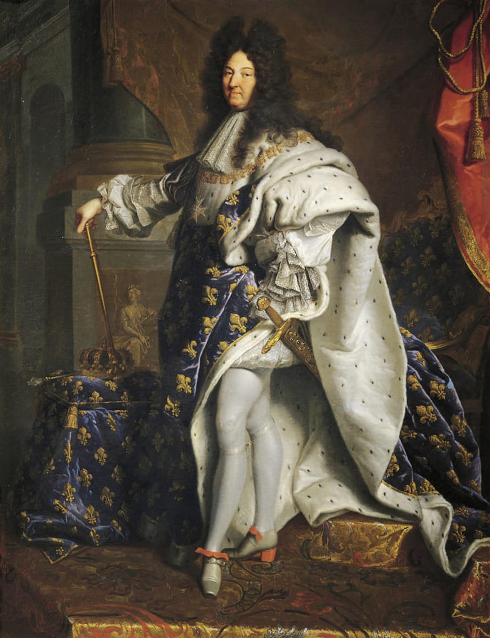 SERENDIPITP Aesthetic Poster Photo Wall Print Retro Picture Portrait of Louis Xiv of France Known As Louis the Great by Hyacinthe Rigaud Modern Wall Artwork for Home Decor 60x90cm