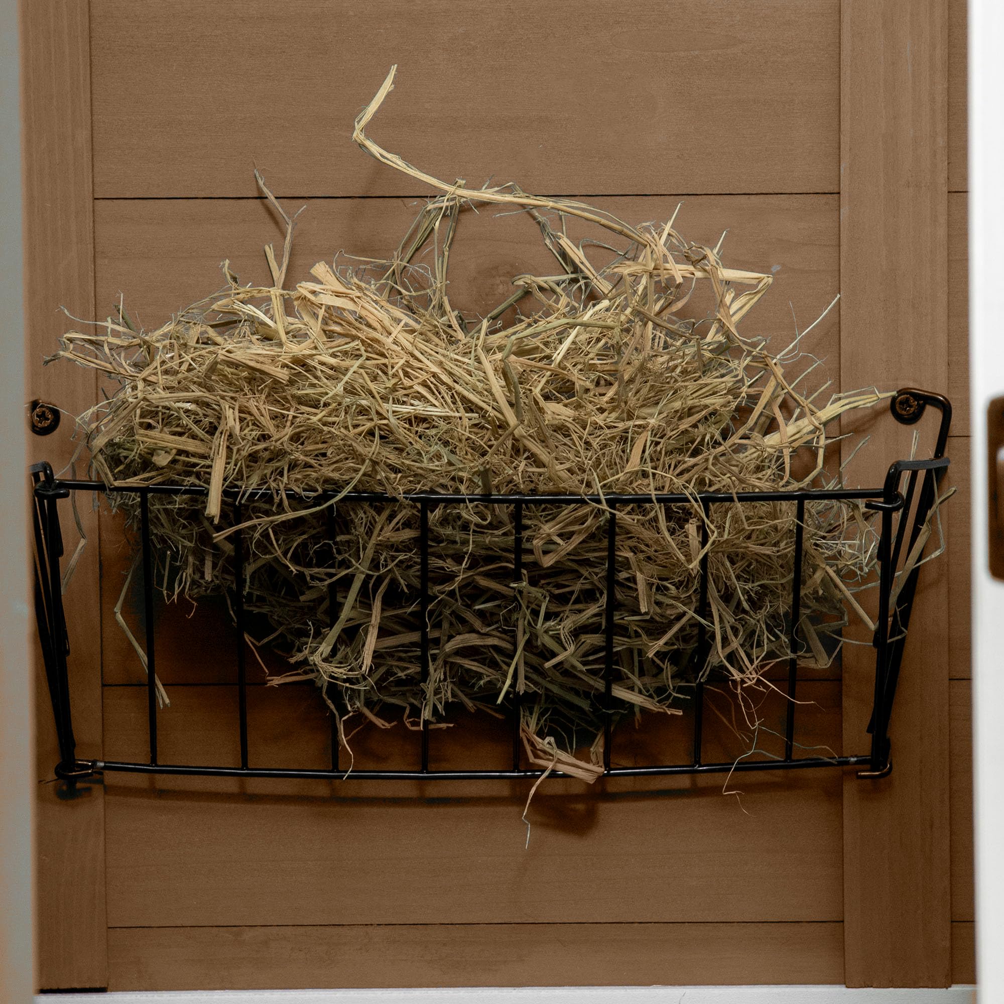 PawHut Conejera de Madera de 2 Niveles Jaula para Conejos con 6 Ruedas 2 Escaleras 3 Bandejas Extraíbles Puertas con Cerraduras y Zona Abierta Conejera para Interior 110x50x86 cm Marrón