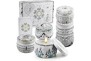 Aromatherapy Candle Gifts for Women, Muslim Scented Candles Gift Set 6 Packs