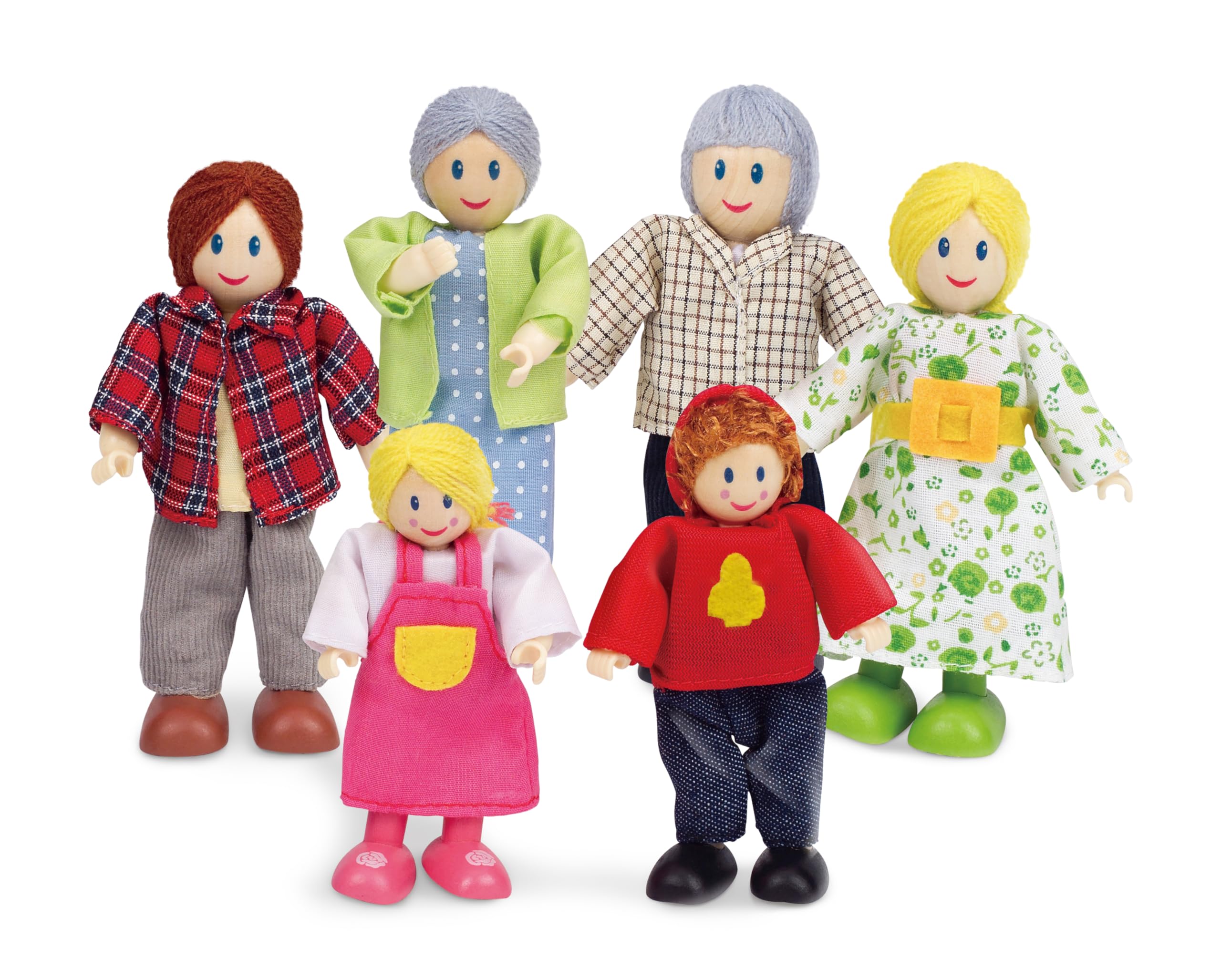 Hape-Wooden Happy Family-Caucasian