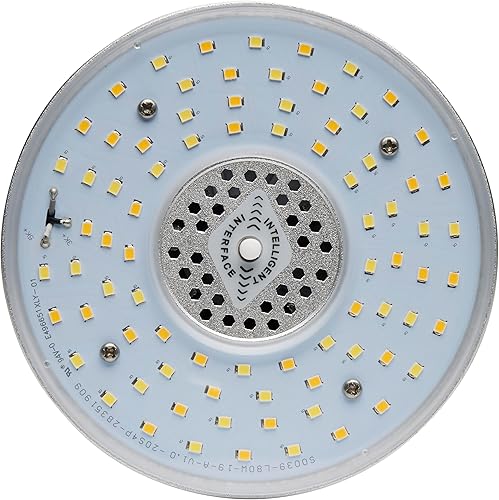 Miniatura 5 de Satco S23167 Hi-Pro - Lámpara LED de repuesto HID de alto voltaje, CCT seleccionable 3000K/4000K/5000K, 80 vatios (277V-480V), transparente
