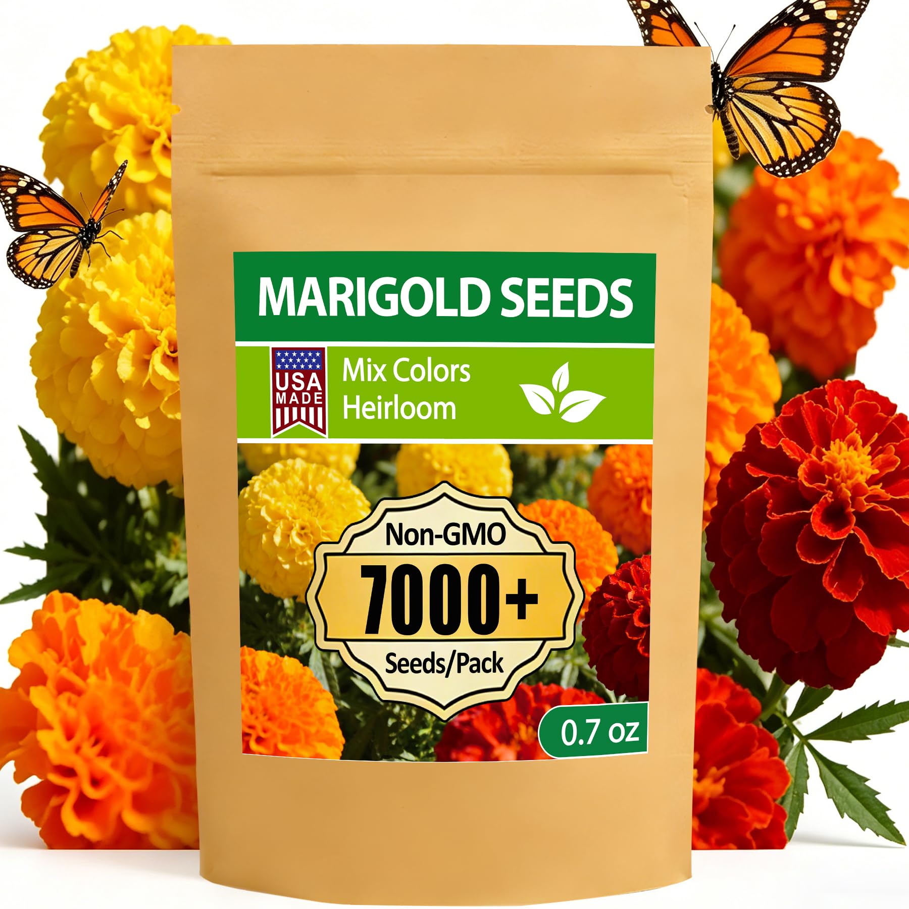 LUOJIBIE Mixed Color Marigold Seeds
