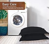 Vista 9 de Royale Linens Paquete de 2 fundas de almohada de tamaño estándar de 20 x 26 pulgadas, microfibra cepillada, fundas de almohada de cama, resistentes