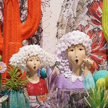 DiliComing Home Decor Accents Bust-Statues - Modern Art Bust Statue, Home Sculptures for Tabletop, Shelf, and Office, Home Decor Gifts for Her